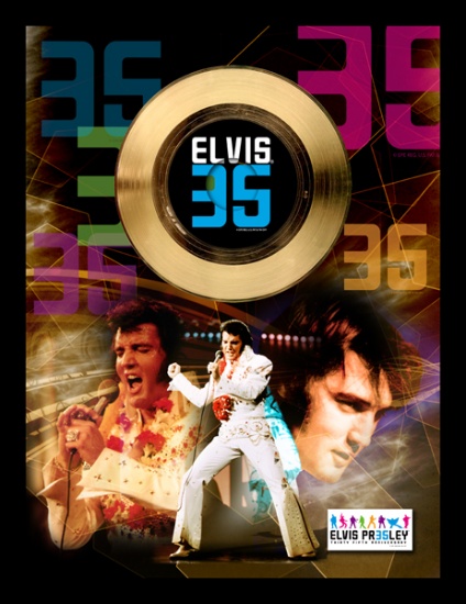 ''35th Anniversary Commemorating The King'' Gold 45RPM