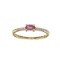 APP: 0.6k Fine Jewelry 14KT Gold, 0.26CT Ruby And Diamond Ring