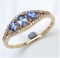 *Fine Jewelry 14K Gold, 2.03CT Tanzanite Oval And White Round Diamond Ring (Q-R19308TANWD-14KY)
