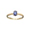 APP: 0.7k Fine Jewelry Designer Sebastian 14KT Gold, 0.66CT Blue Sapphire And Diamond Ring