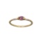 APP: 0.4k Fine Jewelry 14KT Gold, 0.20CT Red Ruby And Diamond Ring