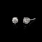 APP: 4.6k *Fine Jewelry 14 kt. White Gold, Custom Made 1.00CT Round Brilliant Cut Diamond Earrings