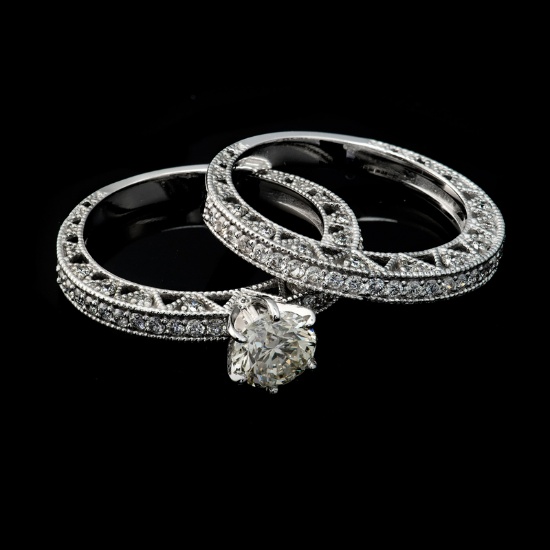 APP: 18.1k *Fine Jewelry 14KT White Gold, 1.90CT Round Brilliant Cut Diamond Engagement Ring