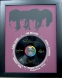 Beatles Engraved Origianl Record Laser Cut Mat