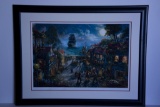 Rare Thomas Kinkade Original Ltd Edt Lithograph Plate Signed Framed Pirates of the Caribbean