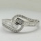 *Fine Jewelry 14 kt. White Gold, 0.41CT Diamond Ring (Q 11-0054)