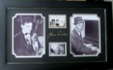 Engraved Frank Sinatra Signature With Real Swatch of Clothing