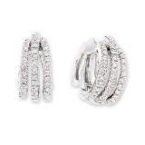 *Fine Jewelry, 14KT White Gold, 0.50CT Diamond Earrings (GL WE9166D4)