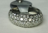 *Fine Jewelry 1.50CT Diamond And Platinum Ring (FJ F368)
