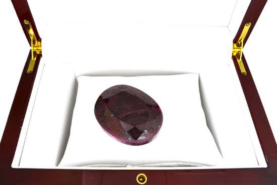 APP: 23k 658.25CT Oval Cut Ruby Gemstone