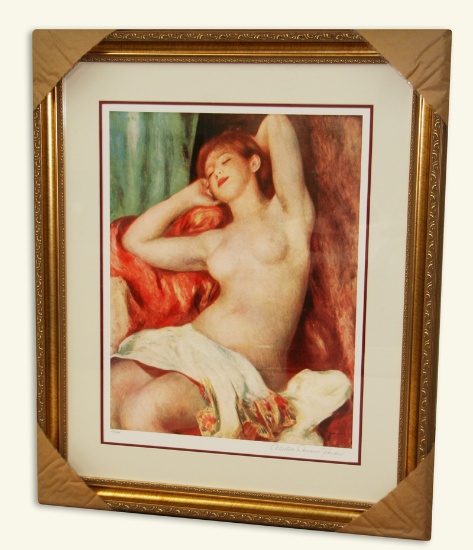 Renoir (After) -Limited Edition Numbered Museum Framed-Numbered