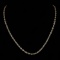 *Fine Jewelry 14KT Gold, 3.1GR, 16'' Corrugated Oval Chain (GL 3.3-11)