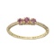 APP: 0.6k Fine Jewelry 14KT Gold, 0.24CT Ruby And Diamond Ring