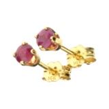 0.37CT Ruby Earrings (NG)