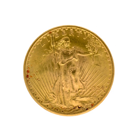 1924 $20 St. Gaudens U.S. Gold Coin