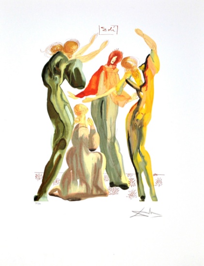 SALVADOR DALI (After) La Danse Print, 238 of 500