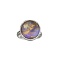 APP: 0.9k Fine Jewelry 6.50CT Free Form Blue Boulder Brown Opal And Sterling Silver Ring