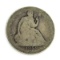 1858 Liberty Seated Half Dollar Coin