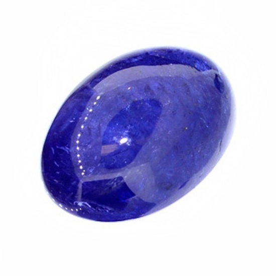 63.50CT Oval Cut Cabochon Tanzanite Gemstone