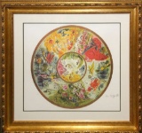 Marc Chagall (After) 'Paris Opera' Museum Framed & Matted Print