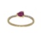 APP: 0.7k Fine Jewelry 14 KT Gold, 0.37CT Ruby And Diamond Ring