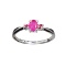 APP: 0.8k Fine Jewelry 1.00CT Mixed Cut Red Spinel And Platinum Over Sterling Silver Ring