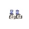 APP: 0.5k Fine Jewelry 0.50CT Oval Cut Tanzanite And Sterling Silver Earrings