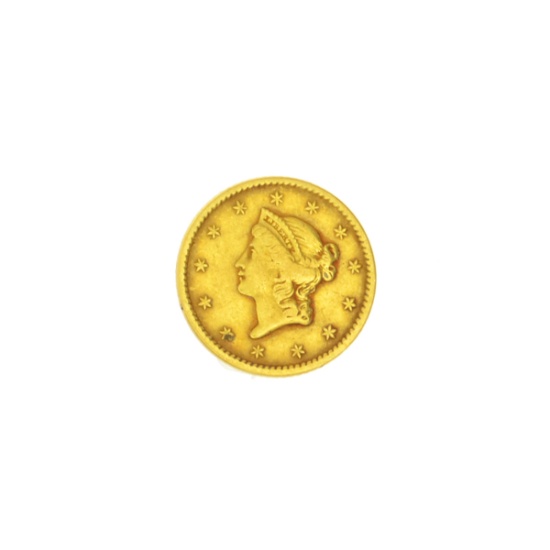Very Rare 1850 $1 U.S. Liberty Head Gold Coin Great Investment