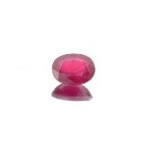 APP: 1.9k 7.59CT Oval Cut Ruby Gemstone