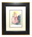 SALVADOR DALI (After) ''Beatrice Resolves Doubts'' Framed 20x24 Ltd. Edt Dimensions Are Approximate
