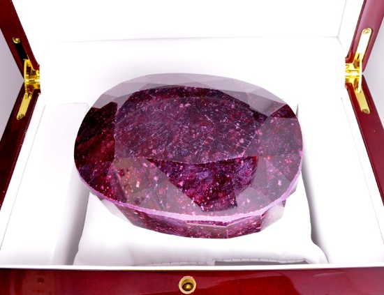 APP: 13.5k 3,047.50CT Oval Cut Ruby Gemstone