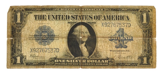 Nice 1923 $1 Large Size Silver Certificate