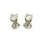 APP: 5.8k *Fine Jewelry 14 KT White Gold and 0.62CT Diamond Earrings With Screw Backs (@Bryan's)