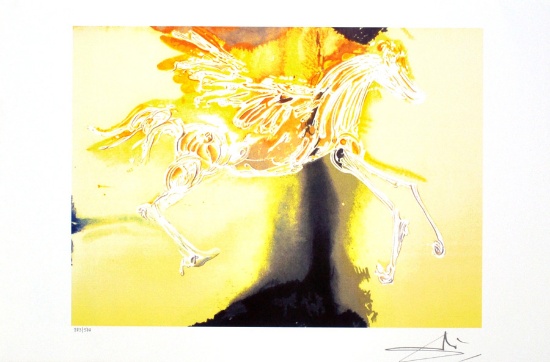 SALVADOR DALI (After) Pegasus Print, I433 of 500