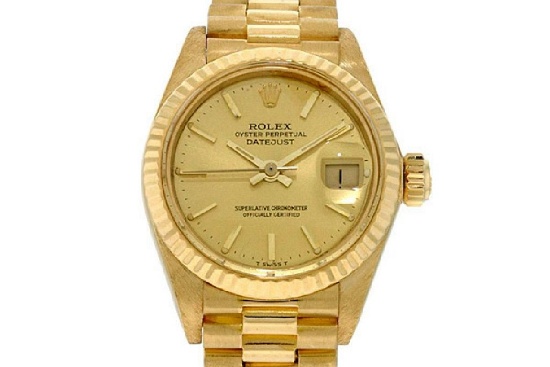*Ladies Rolex Oyster Perpetual Datejust President Gold Watch -P-