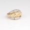 *Fine Jewelry 18 kt. Gold, New Custom Made 0.15CT Diamond One Of a Kind Ring (FJ F104)