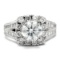 APP: 15.9k *14K Gold 1.11ct SI2 CLARITY CENTER Diamond Ring (2.11ctw Diamonds) (Vault_R3 4335)