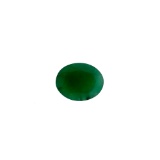 APP: 3.6k 4.81CT Oval Cut Green Emerald Gemstone