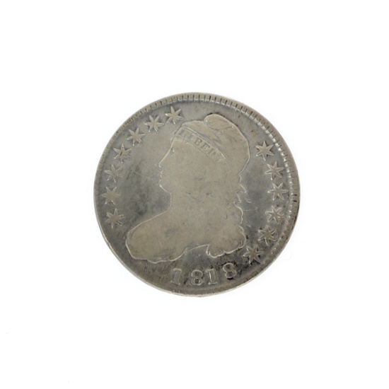 1818 Capped Bust Half Dollar Coin