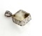 APP: 1.2k Fine Jewelry Designer Sebastian 21.75CT Rectangular Cut Quartz and Sterling Silver Pendant