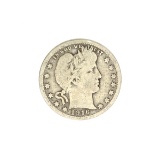 1916-D Barber Head Quarter Dollar Coin