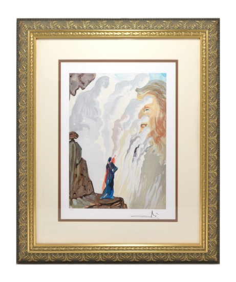 SALVADOR DALI (After) ''The Beauty Of The Sculptures'' Rare Museum Framed 20x24 Ltd. Edition 1/99 (D