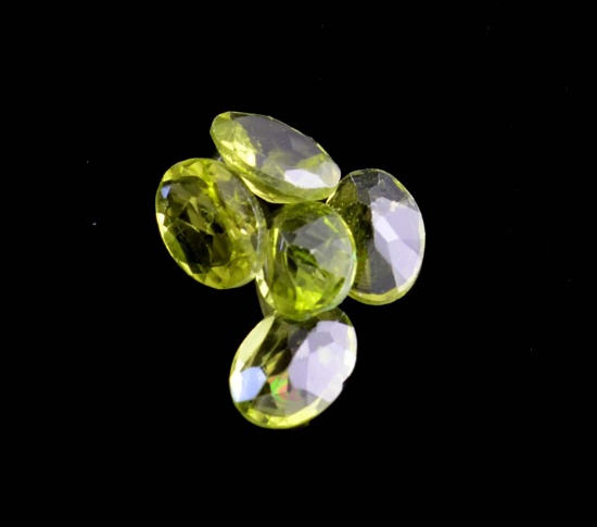 APP: 1.3k 6.31CT Oval Cut Green Peridot Parcel