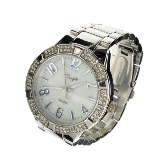 New Women's Onyk, Stainless Steel Back, Water Resistant, Quartz Movement, Metal Strap, Watch