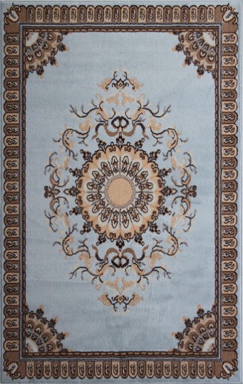 Gorgeous 5x8 Emirates (1515) Blue Rug High Quality  (No Sold Out Of Country)