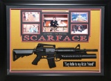 Scarface Collage with Gun