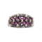 APP: 0.5k Fine Jewelry Designer Sebastian 0.84CT Marquise Cut Ruby and Sterling Silver Ring