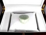 APP: 4.3k 310.00CT Round Cut Light Green Guatemala Jade Gemstone