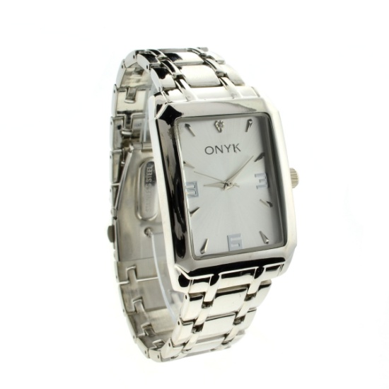 New Gorgeous Onyk Sainless Steel Back Water Resistant Men's Watch