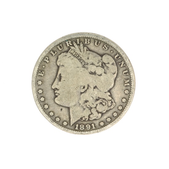 1891-S U.S. Morgan Silver Dollar Coin
